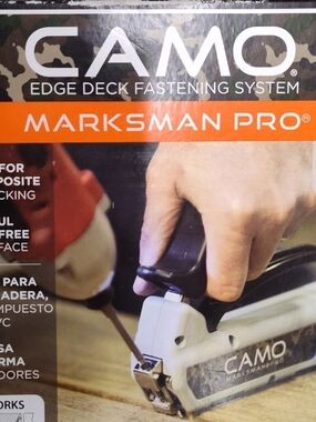 Camo Marksman Pro Edge Deck Fastening Tool - White, Black, Orange